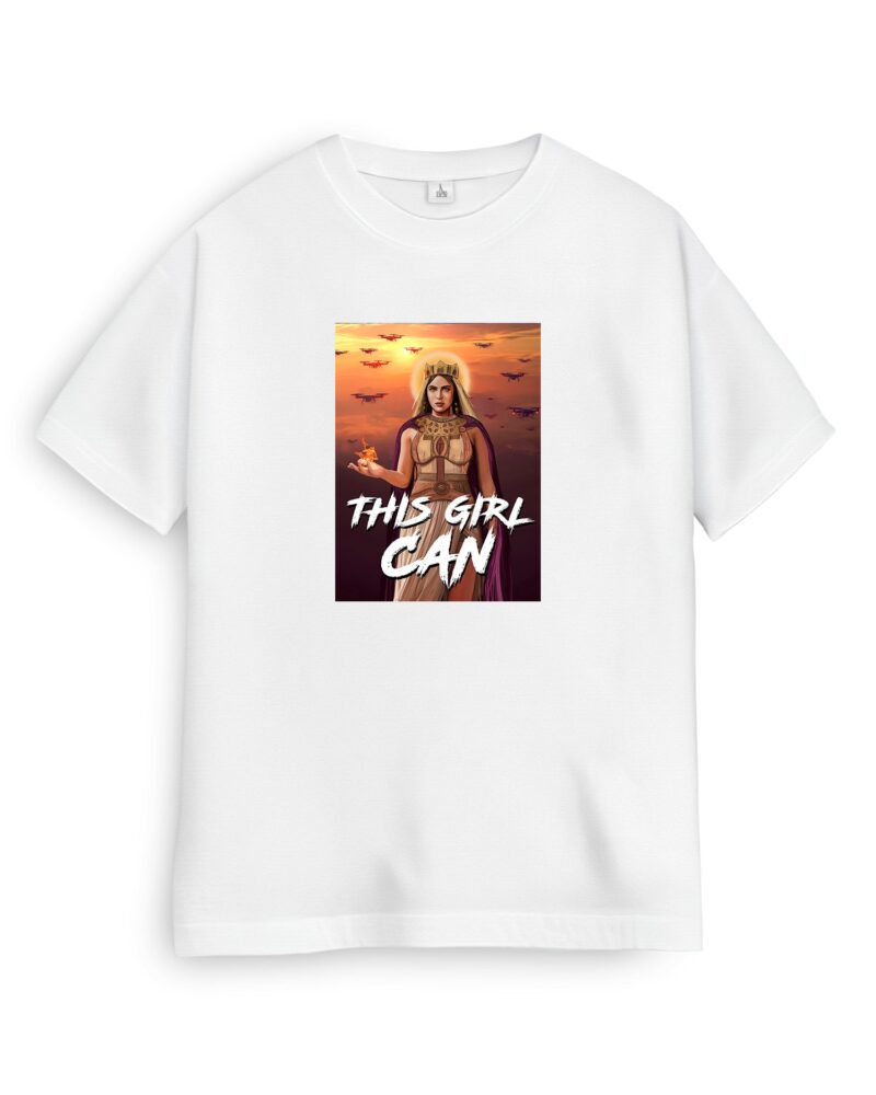 Футболка «This Girl can», білий, кадр 2