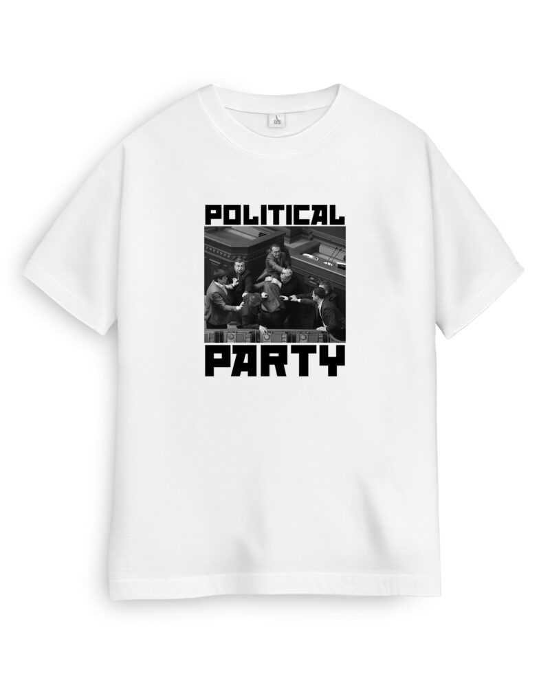 Футболка «Political Party», білий, кадр 3