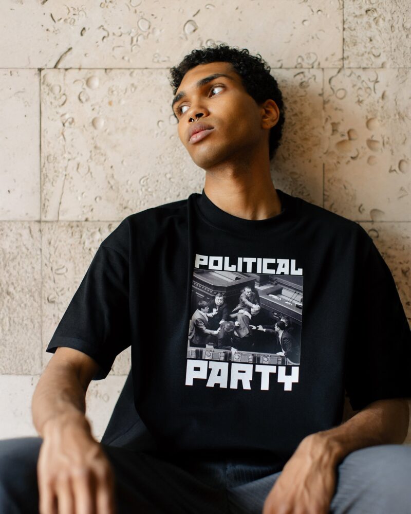 Футболка «Political Party», чорний, кадр 8