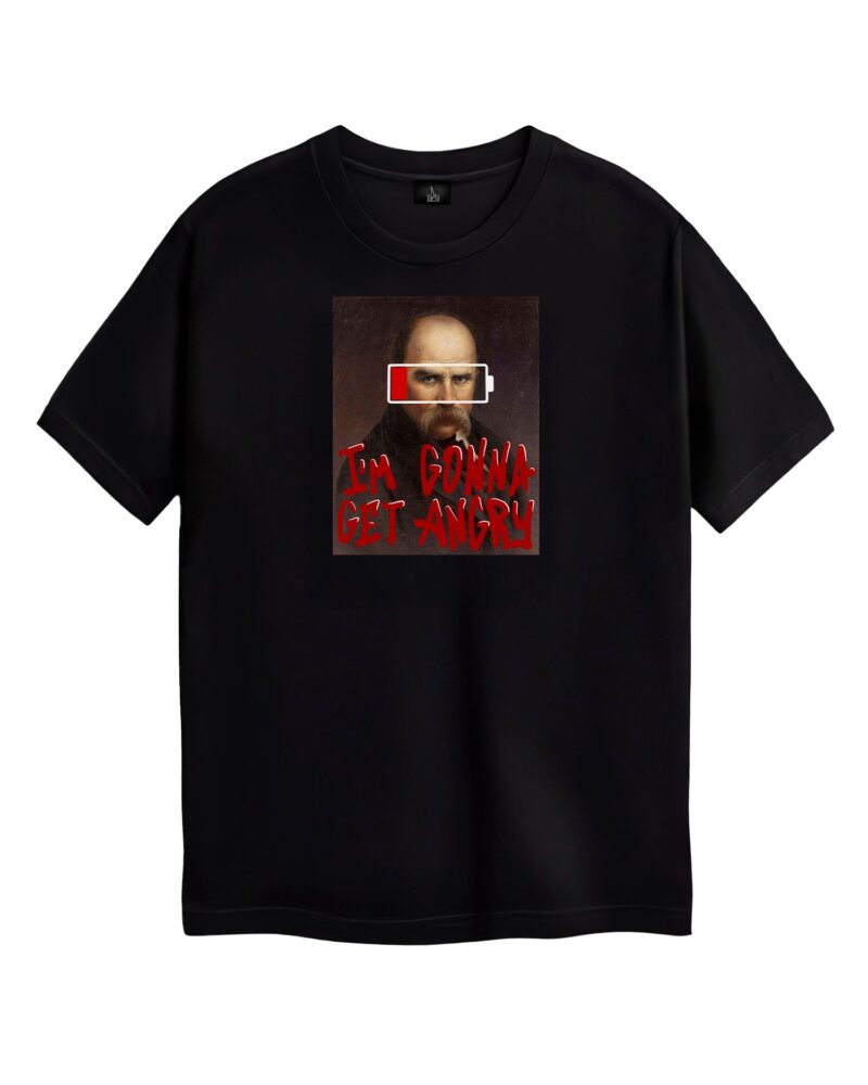 Футболка «I'm gonna get angry», чорний, кадр 3