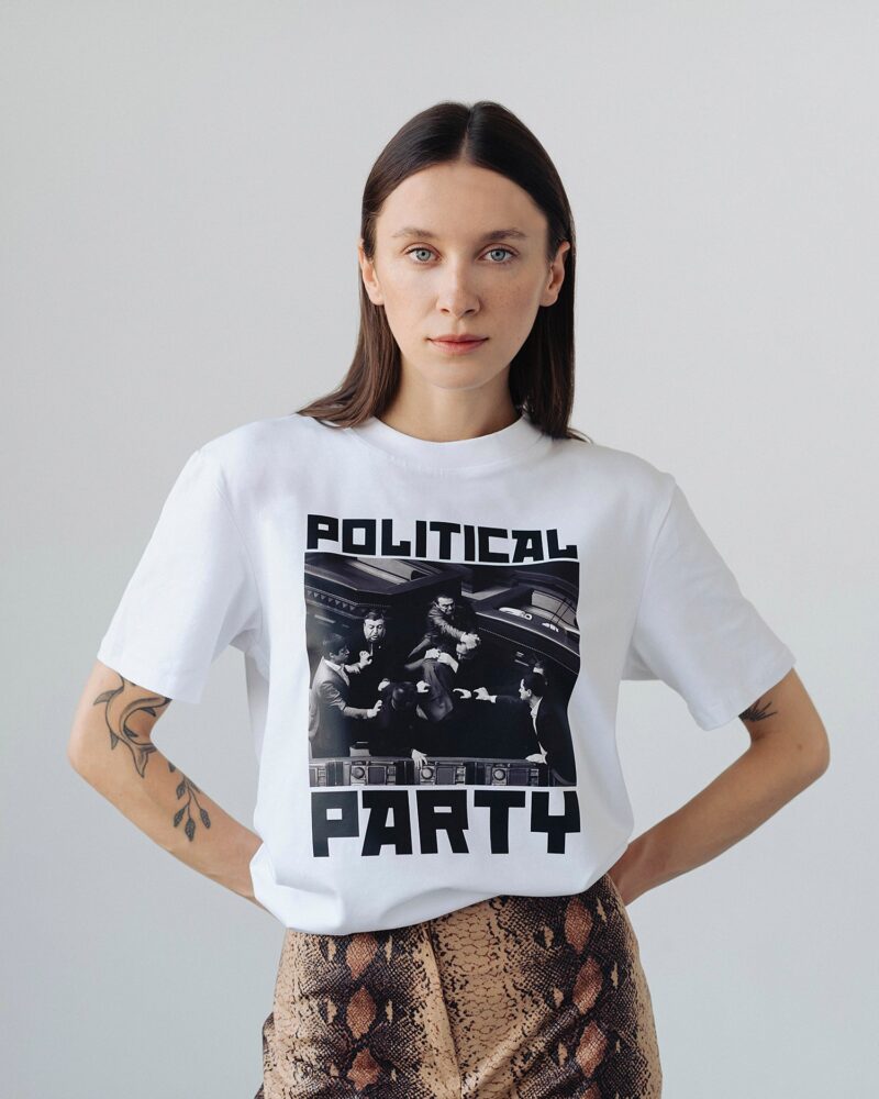 Футболка «Political Party», білий, кадр 2