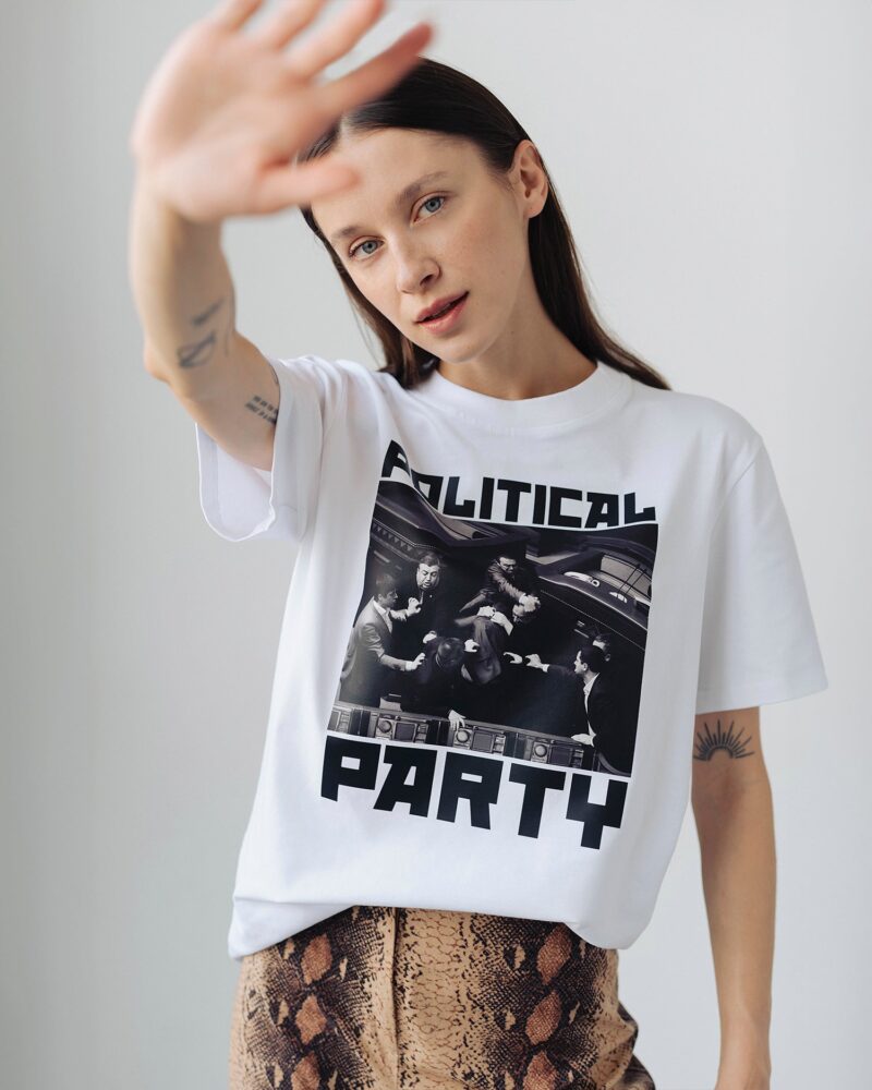 Футболка «Political Party», білий, кадр 4