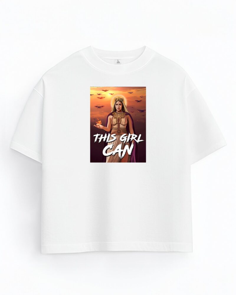 Футболка «This Girl can», чорний, кадр 4
