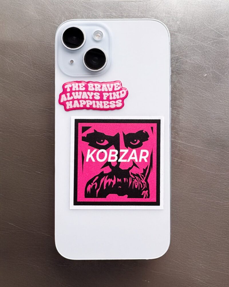 3D стікер «The brave always find happiness»