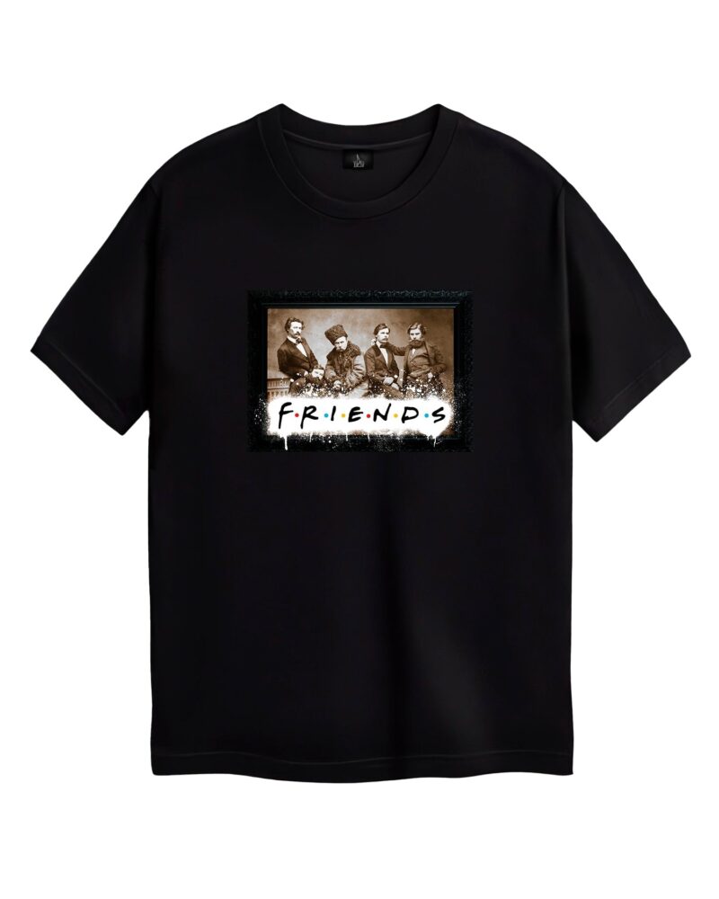 Футболка «Friends», чорний, кадр 5