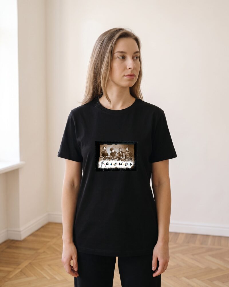 Футболка «Friends», чорний, кадр 8