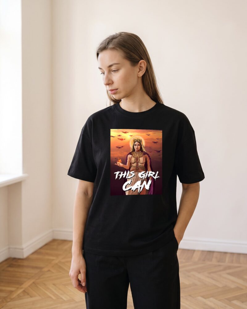 Футболка «This Girl can», чорний, кадр 6
