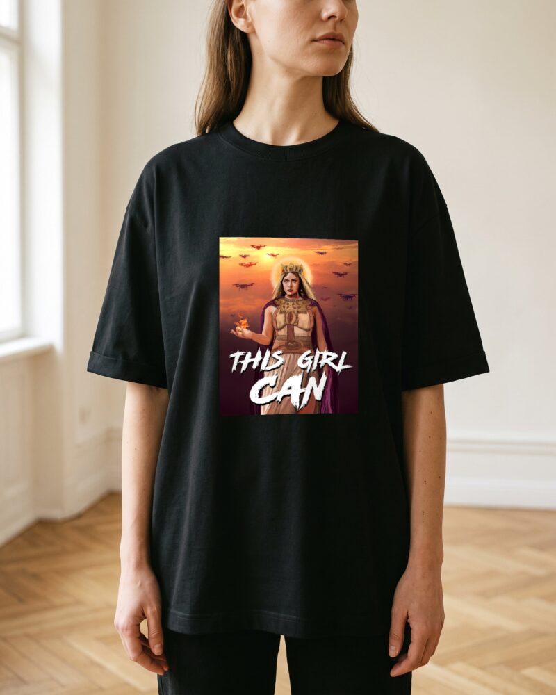 Футболка «This Girl can», чорний, кадр 8