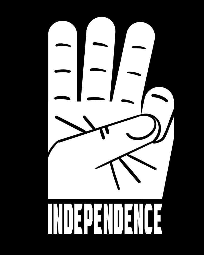 Футболка «Independence», чорний, кадр 2
